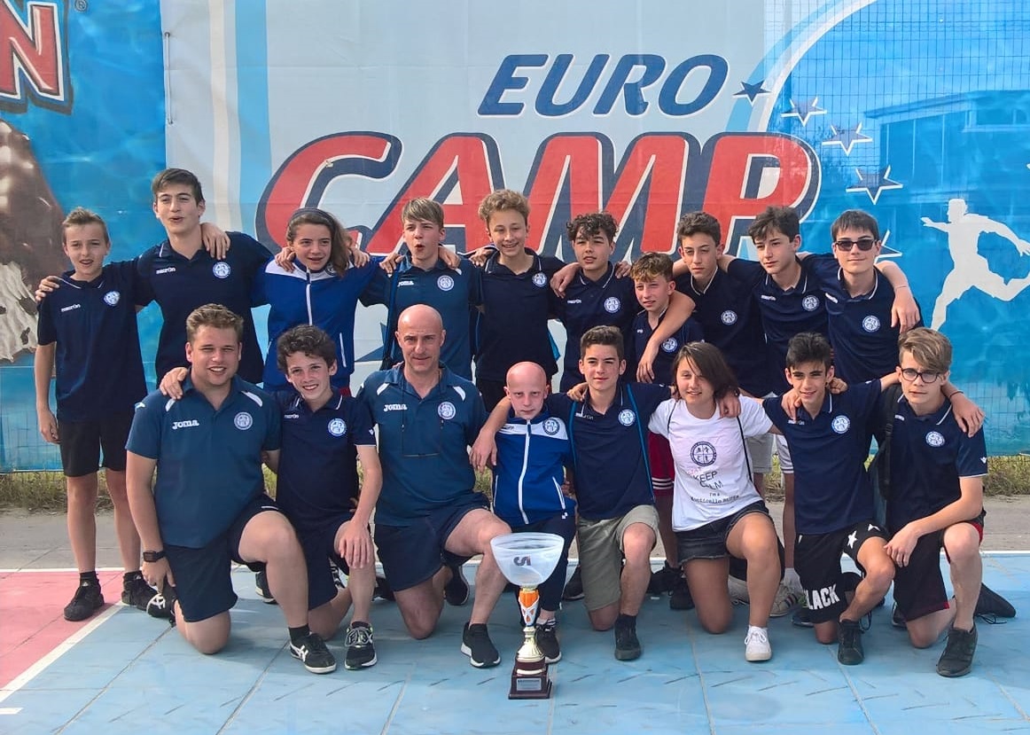 I Monticello BLUes calcio categoria Giovanissimi vincitori al Meeting Polisportivo di Cesenatico 2018